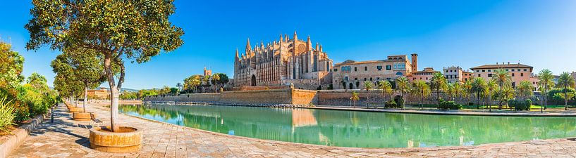 Cathedral La Seu at the historic city center of Palma de Mallorca by Alex Winter