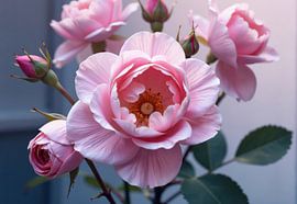 Des roses roses en fleurs : gros plan sur Markus Gann