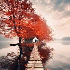 House in the lake by haroulita