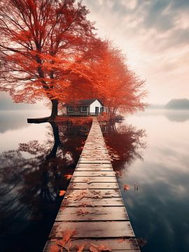 House in the lake by haroulita