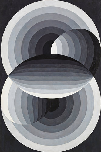 Scandinavië: abstractie in middernachtblauw