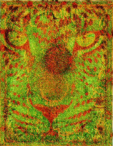 VERDRAK Neon Predator – Abstrakte Wandkunst