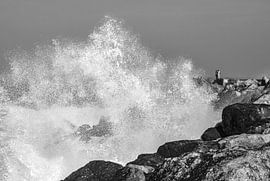 Man and the Wave by Juriaan Wossink