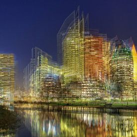 The Hague (Intentional Camera Movement) by Carla van Zomeren