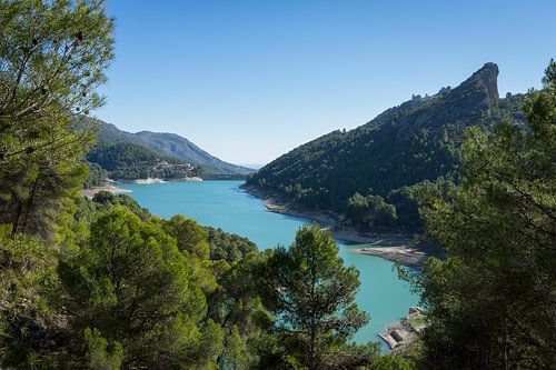 Reservoir and castle of Guadalest