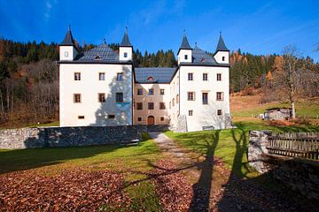 Höch Castle in the beautiful autumn season by Christa Kramer