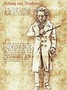 Ludwig van Beethoven van Printed Artings thumbnail
