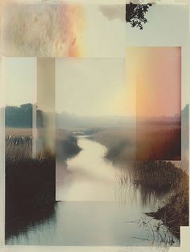 Abstrakte Flusslandschaft