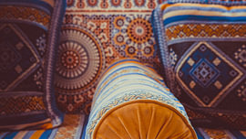 Cushions in Morocco