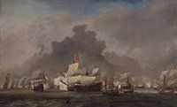 La bataille navale de Michiel de Ruyter par Atelier Liesjes Aperçu
