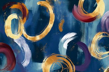 Modern abstract colour combinations by Poster Art Shop