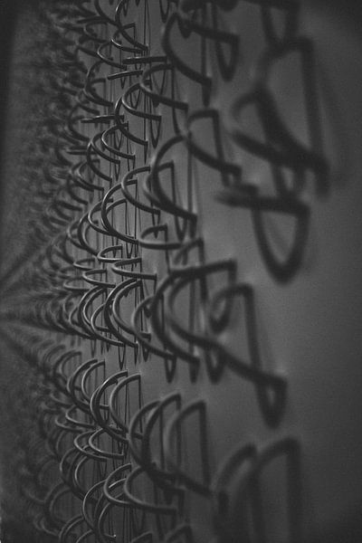 Modern art in black and white by Ken Tempelers