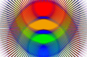 Color rays von Leo Huijzer