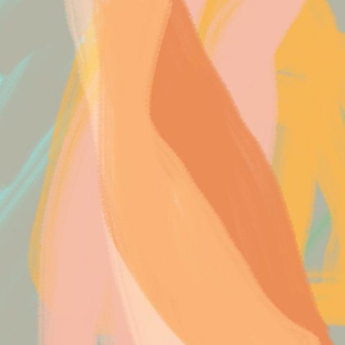 Art abstrait moderne et coloré aux couleurs néon et pastel no 1.