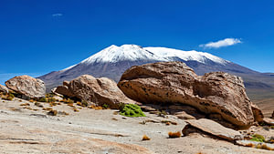 Die Anden des Altiplanos in Bolivien