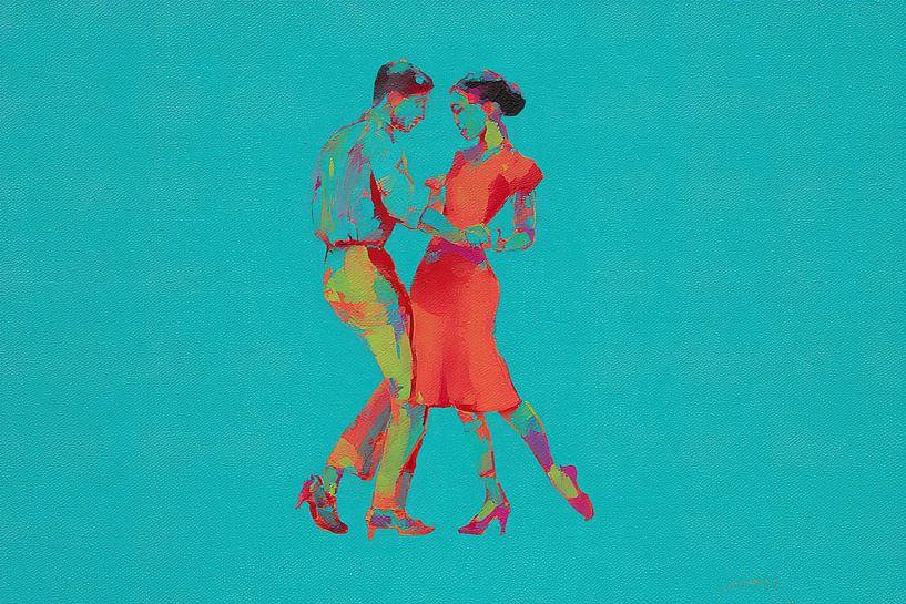 Vibrant Love Moves von Wunderbare Kunst