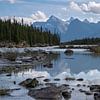 Athabasca River, Jasper National Park, Rocky Mountains, Alberta, Kanada von Alexander Ludwig