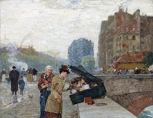 Childe Hassam, St.-Michel-Kai (Paris), 1888