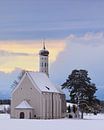 St. Coloman Kirche, Bayern, Deutschland von Henk Meijer Photography Miniaturansicht