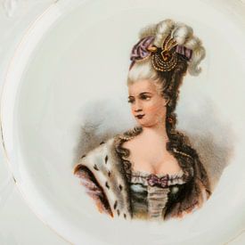 Madame de Pompadour plate France  by Blond Beeld