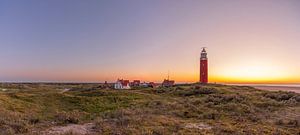 Vuurtoren Eierland Texel - zonsondergang van Texel360Fotografie Richard Heerschap