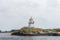 Kleiner Leuchtturm in Norwegen