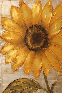Sonnenblume abstrakt