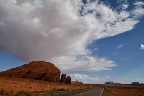 Op weg naar Monument Valley