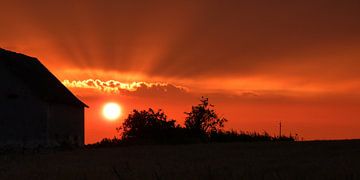 Zonsondergang van Yvonne Blokland