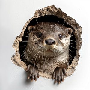 Otter von der Wand