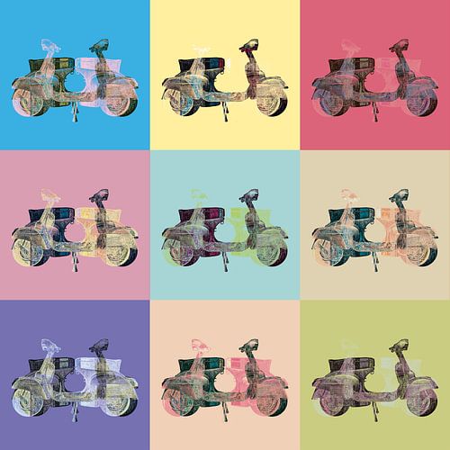 9 popart scooters