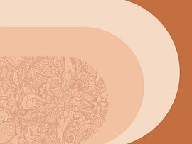 Retro arches with floral print reclining 1/6 by Marleen Schrijver