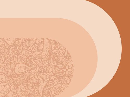 Arcs rétro avec imprimé floral couché 1/6