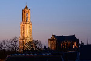 Tour Dom et église Dom à Utrecht sur Donker Utrecht