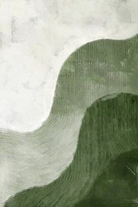 Gestufte Stille | Grün