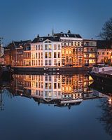 Noorderhaven, Reitdiep, Groningen reflection