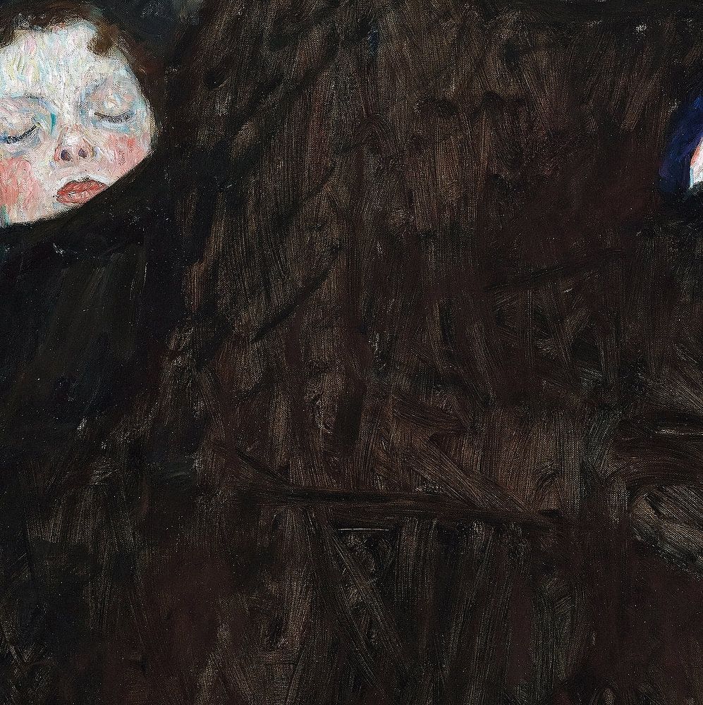 Mother with two children (family), Gustav Klimt on canvas, poster ...