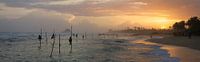 Stilts fisherman