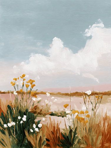 Veld onder Zomerlucht