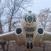 Ukraine - verlassenes Jagdflugzeug im Nebel von Gentleman of Decay