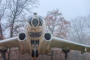 Ukraine - avion de chasse abandonné dans le brouillard sur Gentleman of Decay