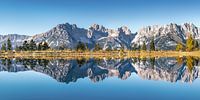 Alpine panorama from the Wilder Kaiser in Tyrol