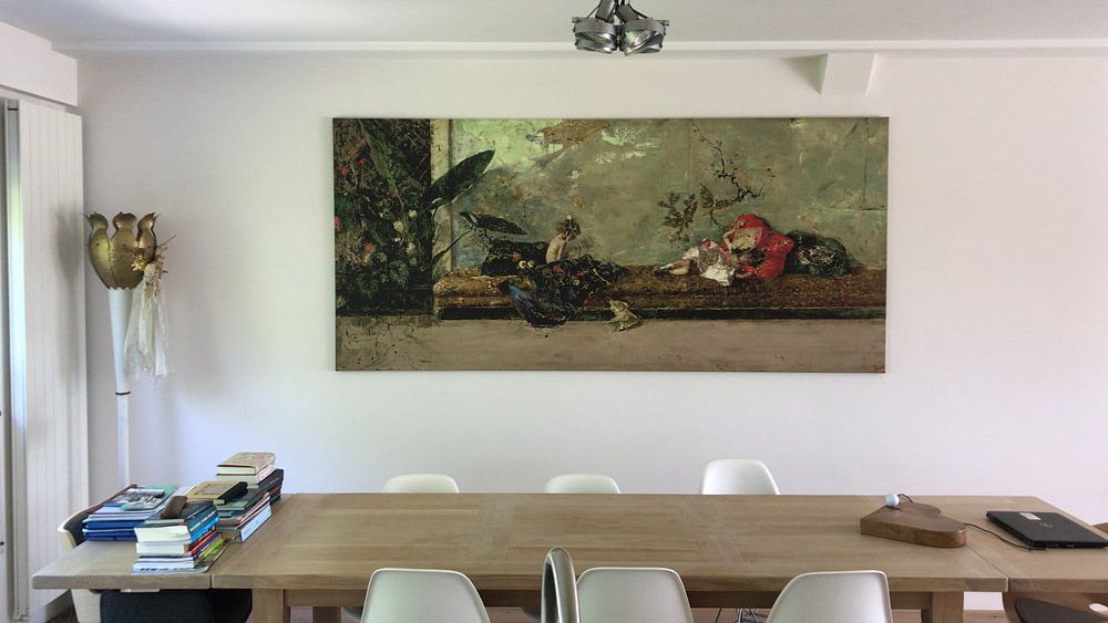 De kinderen van de schilder in de Japanse Kamer, Mariano Fortuny 