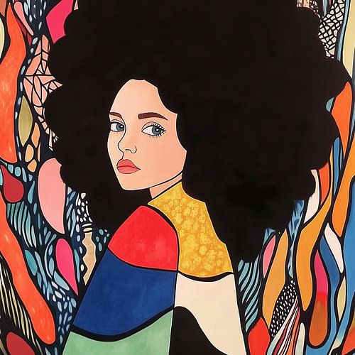 Un regard mystérieux et expressif