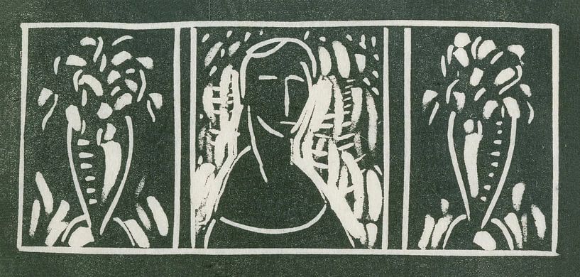 Linoleum Cut with Tribute by Sherwood Anderson, Alfred Henry Maurer by Masterful Masters