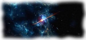 Abstrakte Fantasie-Nebel-Galaxie