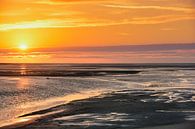 Zonsondergang aan de Somme (1) van Thea Oranje thumbnail