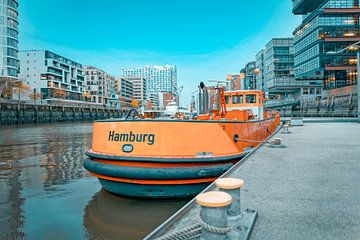 Hamburg - In de traditionele scheepshaven van Das-Hamburg-Foto