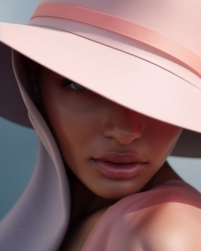 Portrait : "Femme en rose"