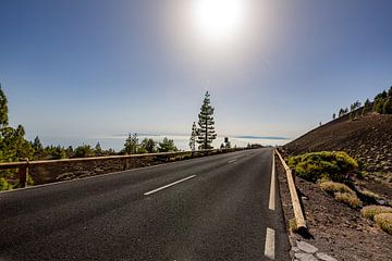 Road above the clouds by Dennis Eckert